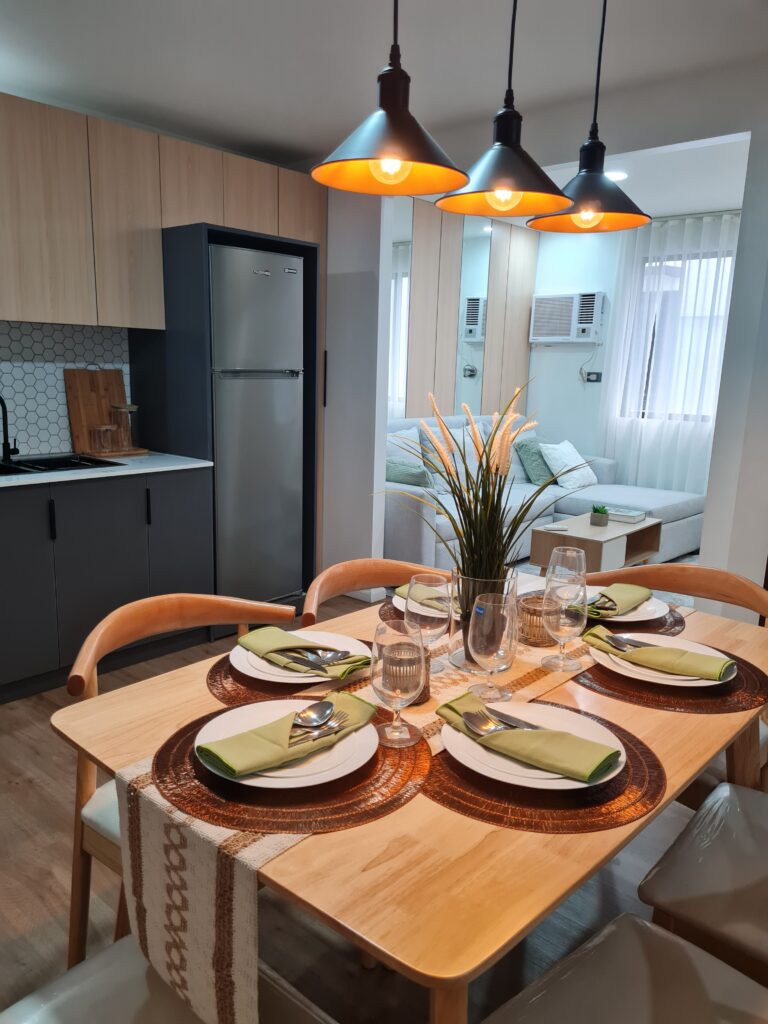 12 New Townhomes in Pasay – Investment Opportunity 12 dining area with vuew of kitchen and living room