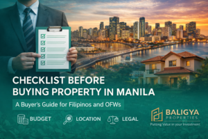 property buying checklist in manila
