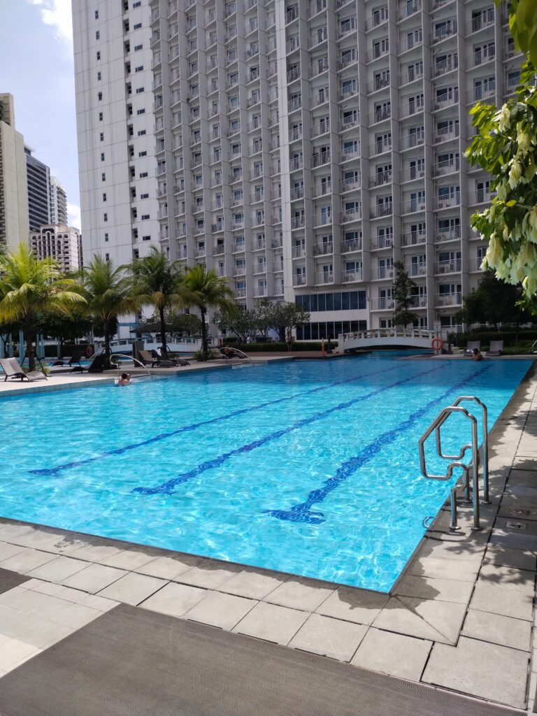 14 swimming pool with bridge view