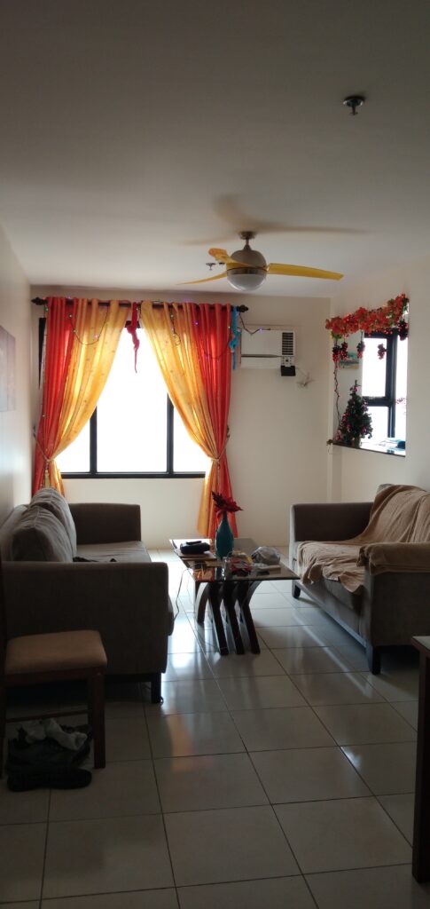 Living Room of the Unit in Malate Bayview Mansion