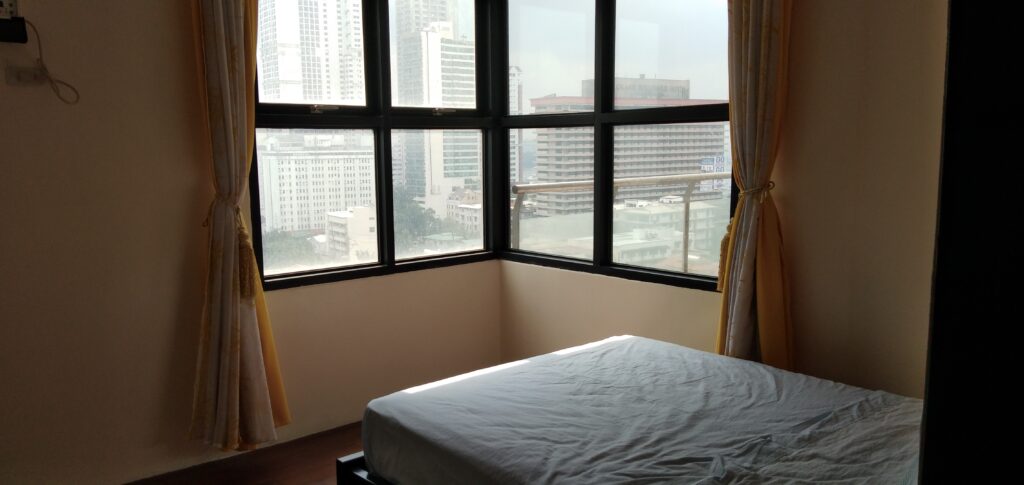 Bedroom 2 with a view of the City